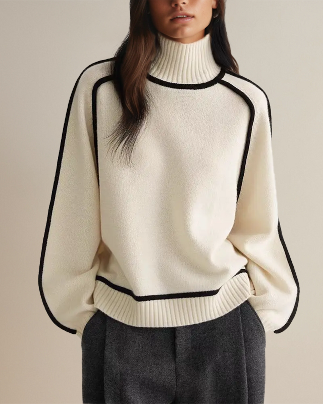 Lilly - Chic turtleneck sweater