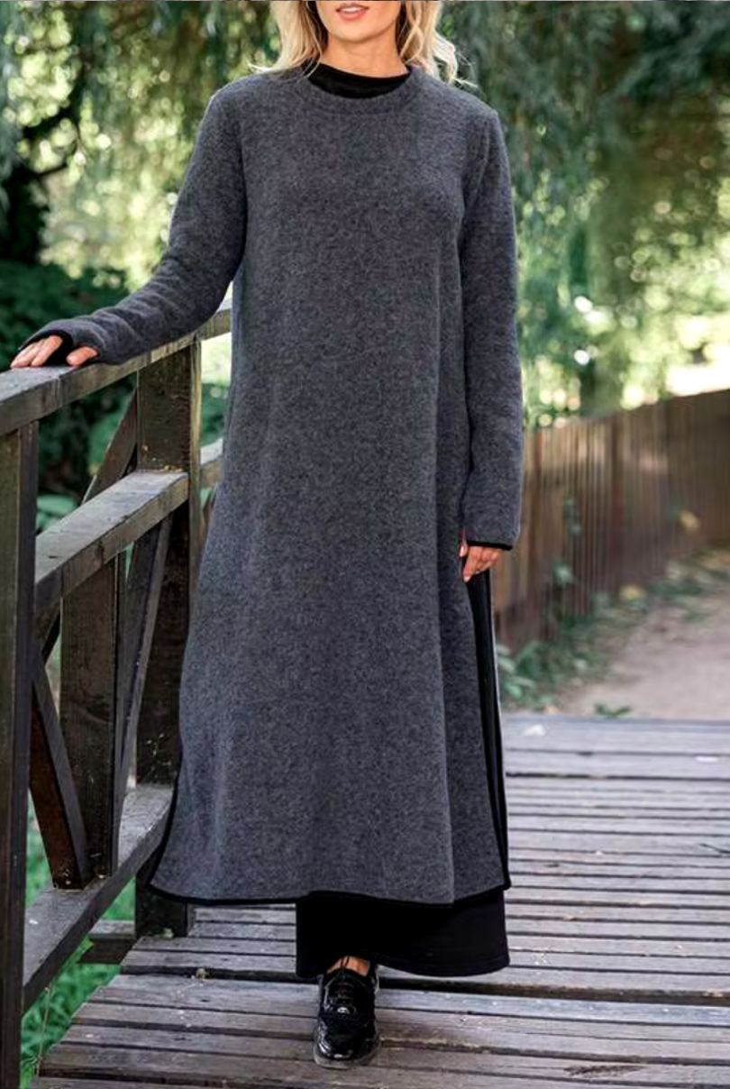 Deana - Cozy Layered Maxi Dress