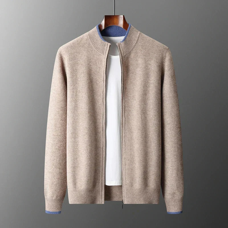 Riku - Cashmere Zip Cardigan