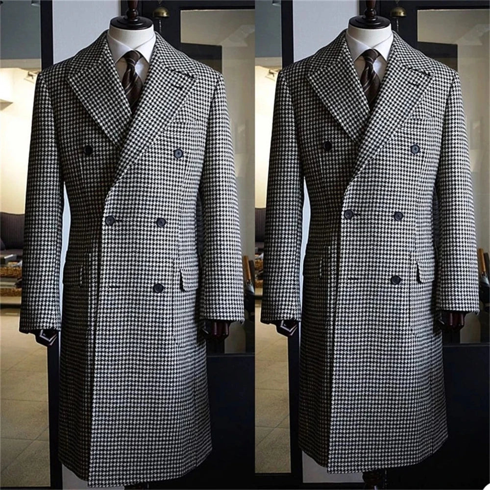 Bruno - Houndstooth Trench Coat