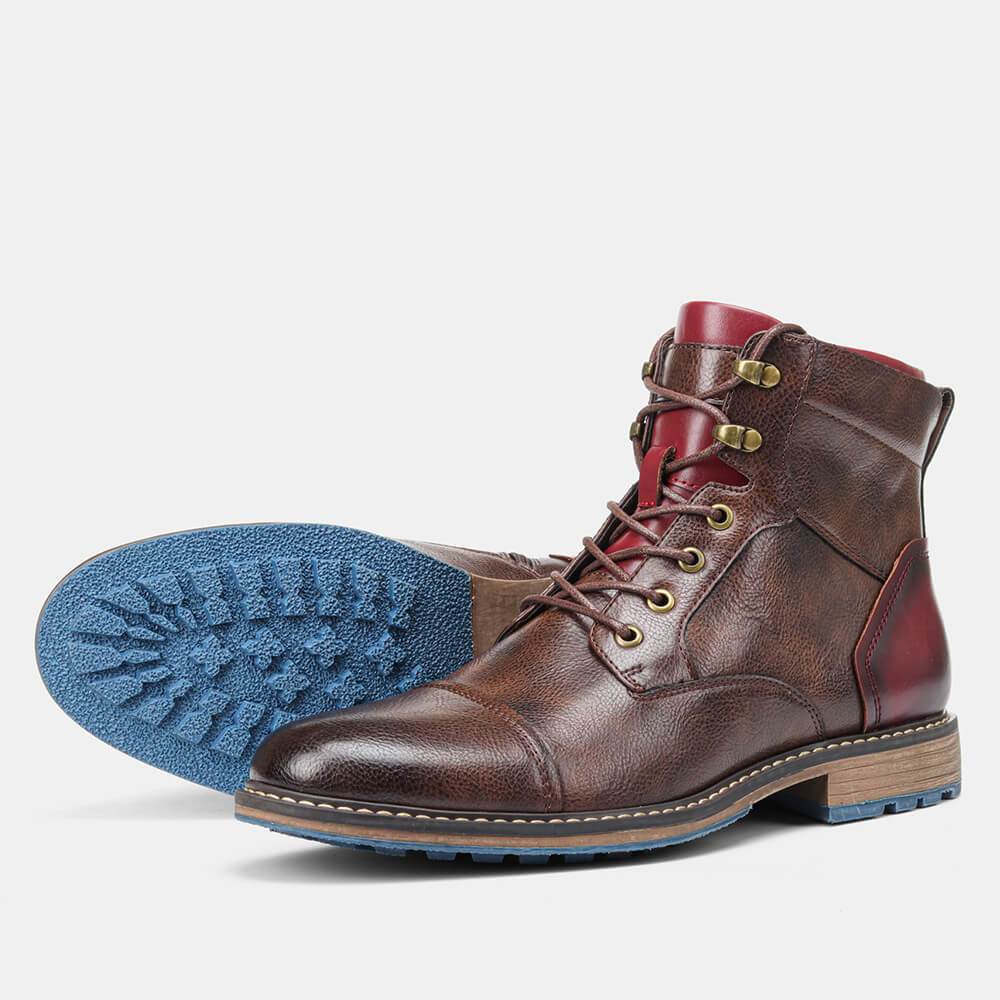 Ethan - Leather Oxford Boots